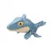 Dinosaurus Vinger Poppetje - 8 cm - Mosasaurus - Lichtblauw