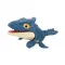 Dinosaurus Vinger Poppetje - 8 cm - Mosasaurus - Donkerblauw