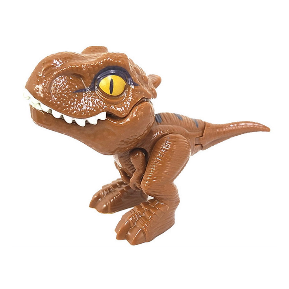 Dinosaurus Vinger Poppetje - 8 cm - T-rex - Bruin bij dedino.nl
