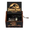 Houten Muziekdoosje met het Jurassic Park Thema