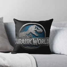 Leuk Decoratief Sierkussen Jurassic World Logo - 45 cm