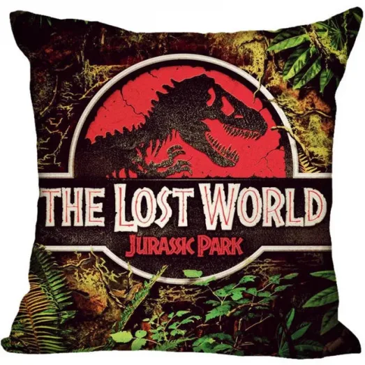 Leuk Decoratief Sierkussen The Lost World Jurassic Park Logo - 45 cm bij dedino.nl