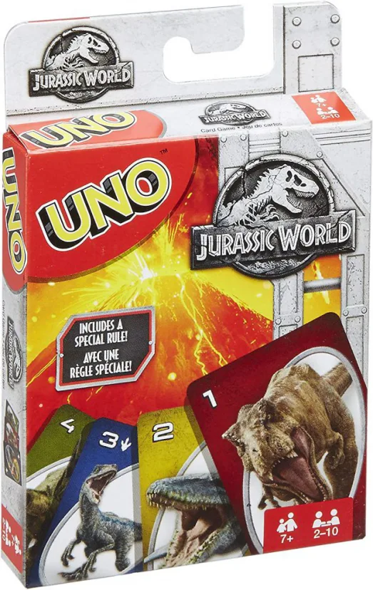 Mattel Uno - Jurassic World - Kaartspel bij dedino.nl