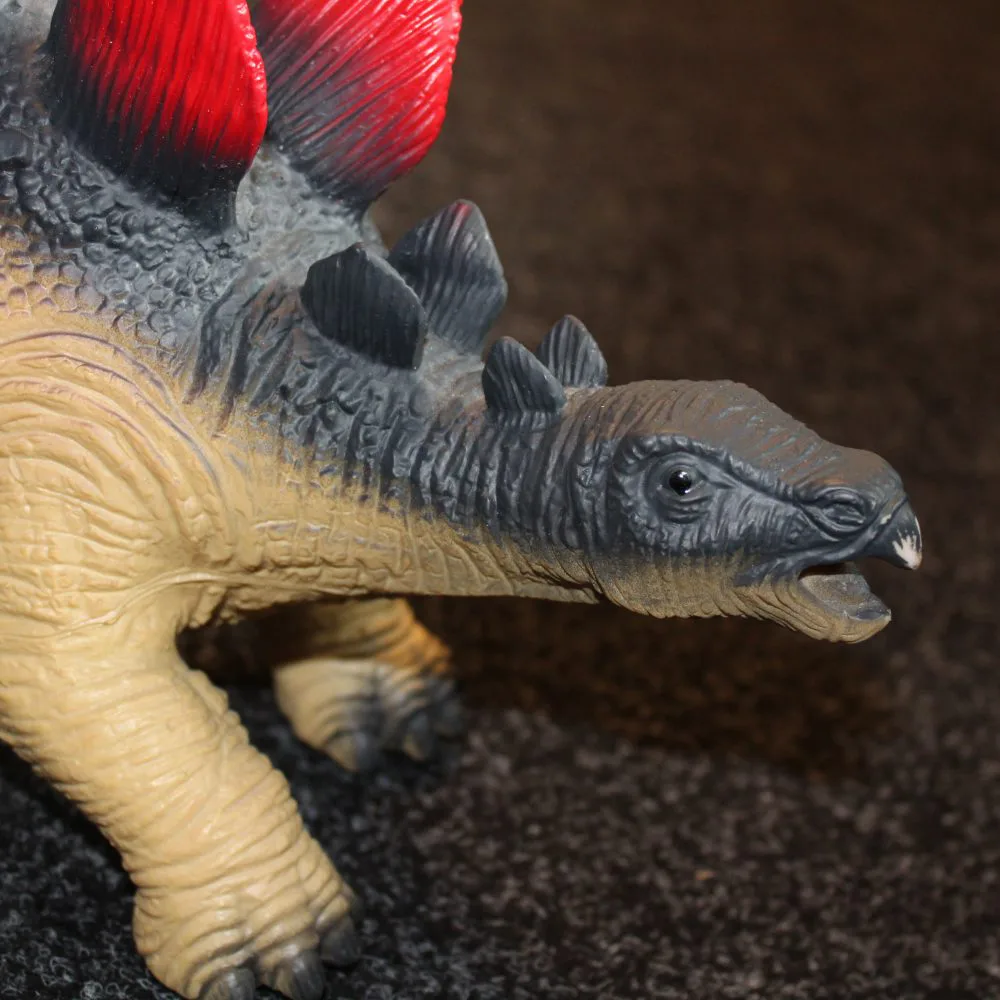 Rubberen Speelgoed Dinosaurus - Stegosaurus bij dedino.nl