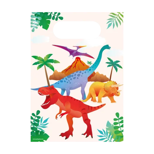 Dinosaurus Giftbag - 6 stuks