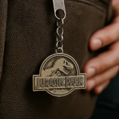 Jurassic Park Metalen Sleutelhanger