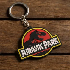Jurassic Park Metalen Sleutelhanger