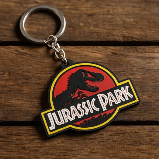 Jurassic Park Metalen Sleutelhanger