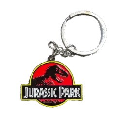 Jurassic Park Logo Sleutelhanger - Full-color